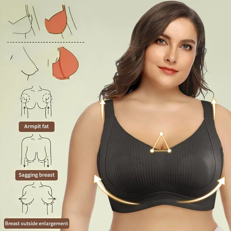 🎁Last Day Buy 1 Get 3 Packs 🔥 Super firming bra | Wire-free push-up bra 👍 No more sagging breasts