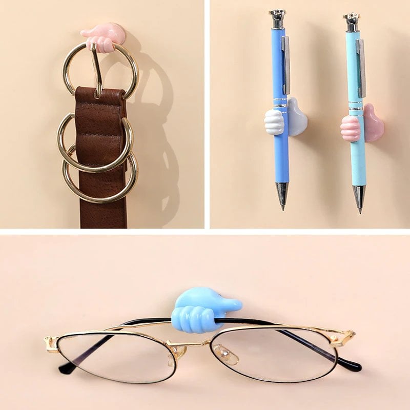 (🔥LAST DAY PROMOTION - SAVE 48% OFF) 10Pcs Creative Thumbs Up Shape Wall Hook