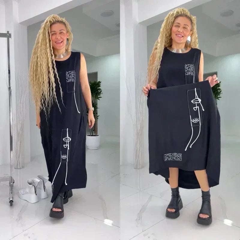 💃Casual Sleeveless Maxi Dress for Plus Size Women