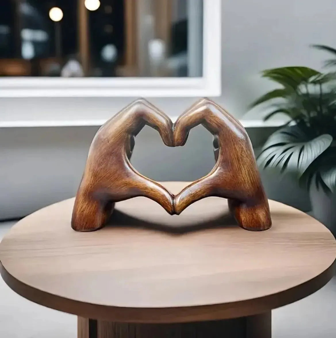 Handmade Heart Statue