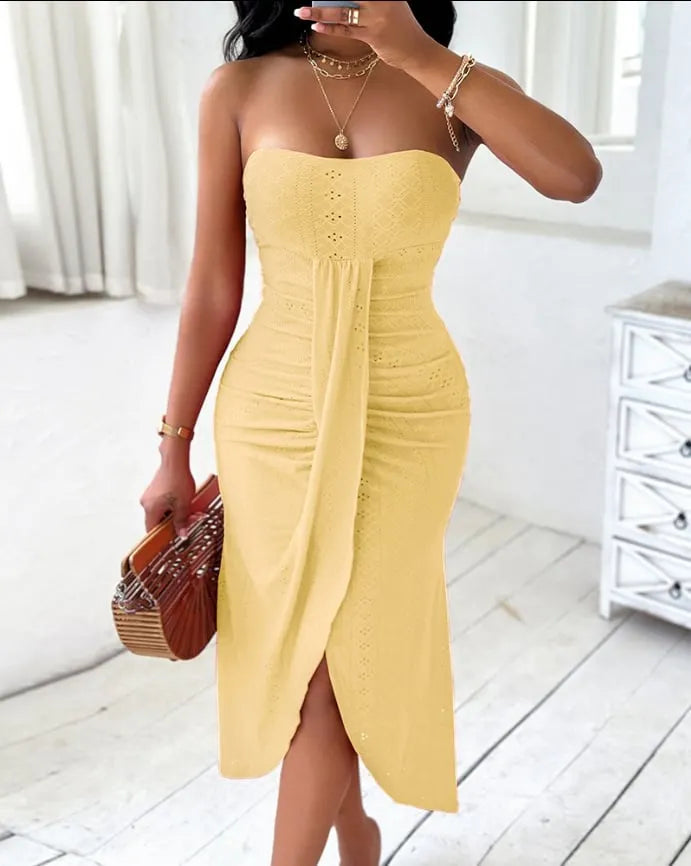 Bandeau Dress - Buy 2 Free Shipping
