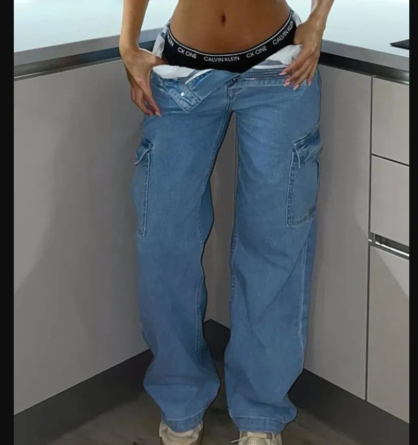 High Waist Premium Cargos (Buy 2 Free Shipping)