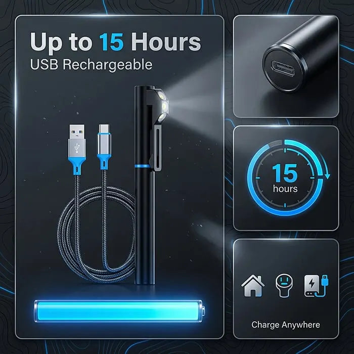 🎉💡 Ultimate Hands-Free Wearable Safety Light