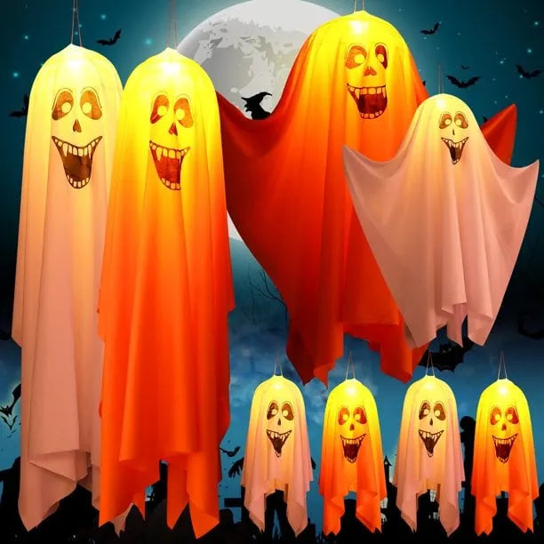 (🎃HALLOWEEN PRE SALE - 49% OFF) Halloween Pumpkin Cloth Lantern,DIY LED Fabric Lantern