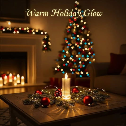 🕯️LED Crystal Candle Lights