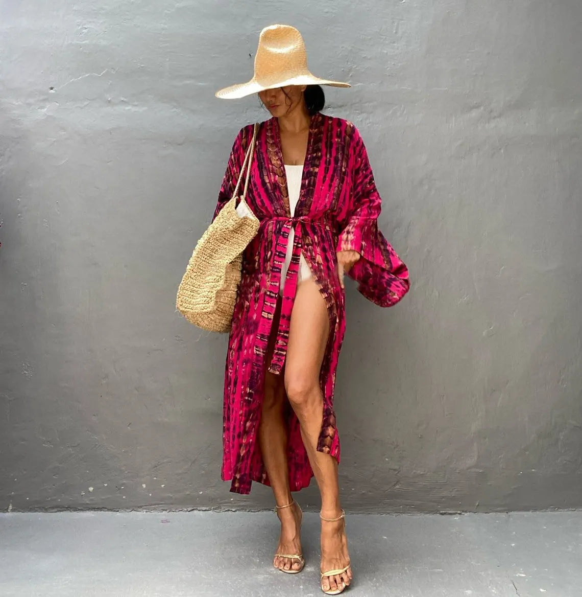 Printed Beach Cover-Up (Buy 2 Free Shipping)