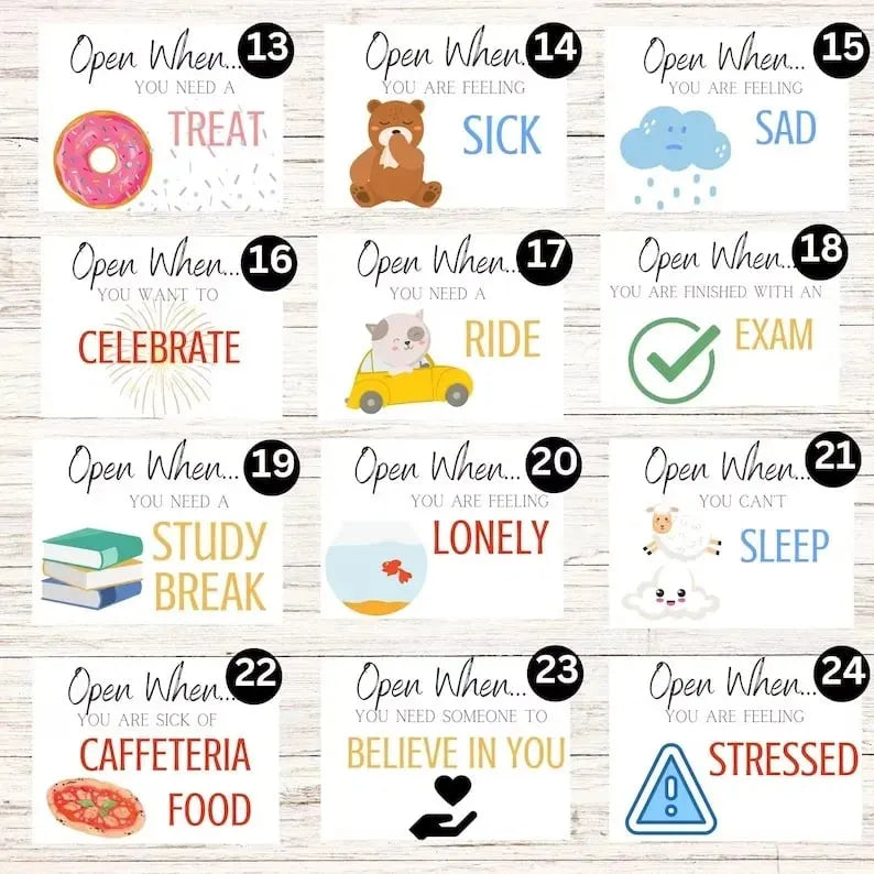 🔥Last 4 hours Sale: Save 50% -Open When Envelopes
