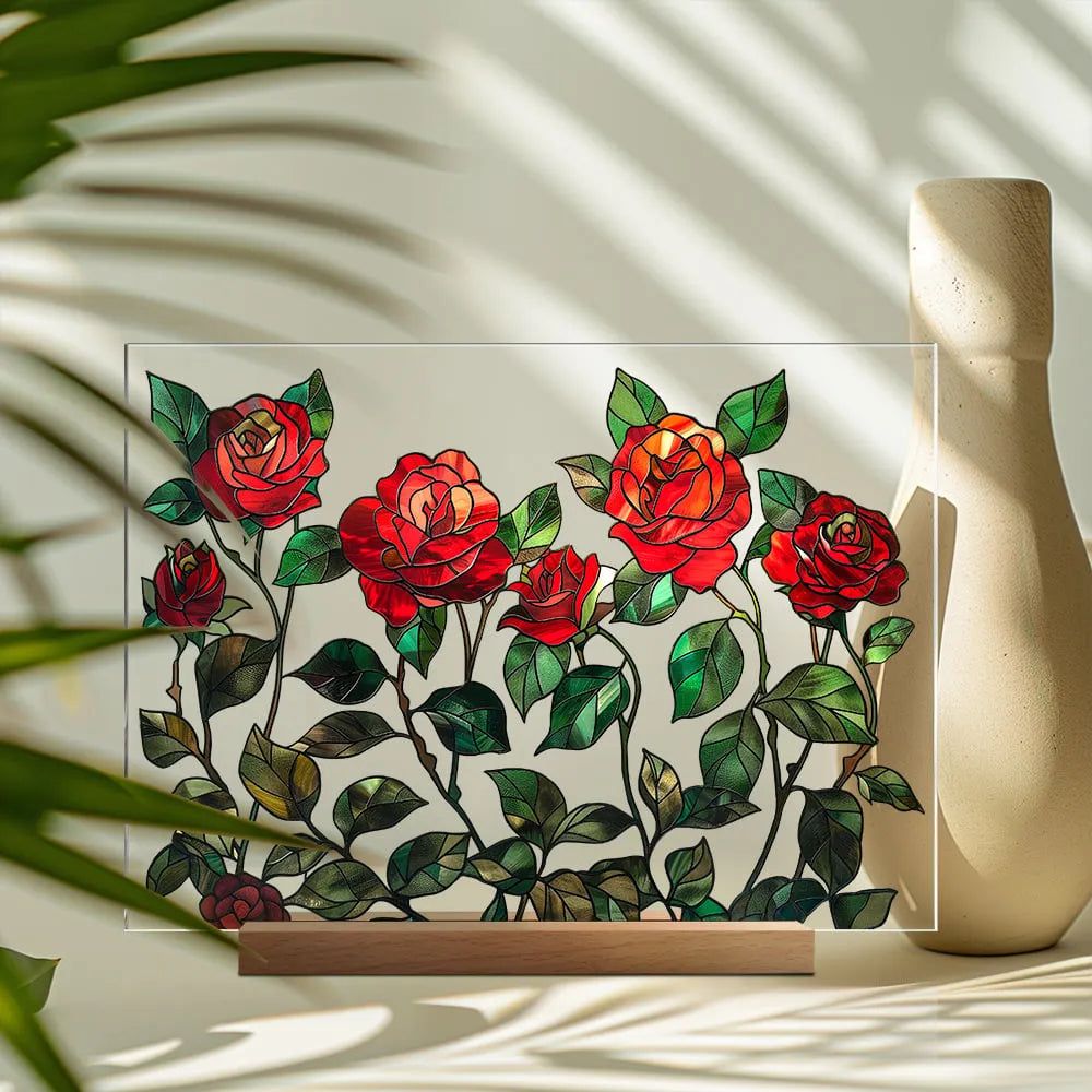 🌷🌼NEW - 🌻🌺Painted Colorful Flower Pattern Decor