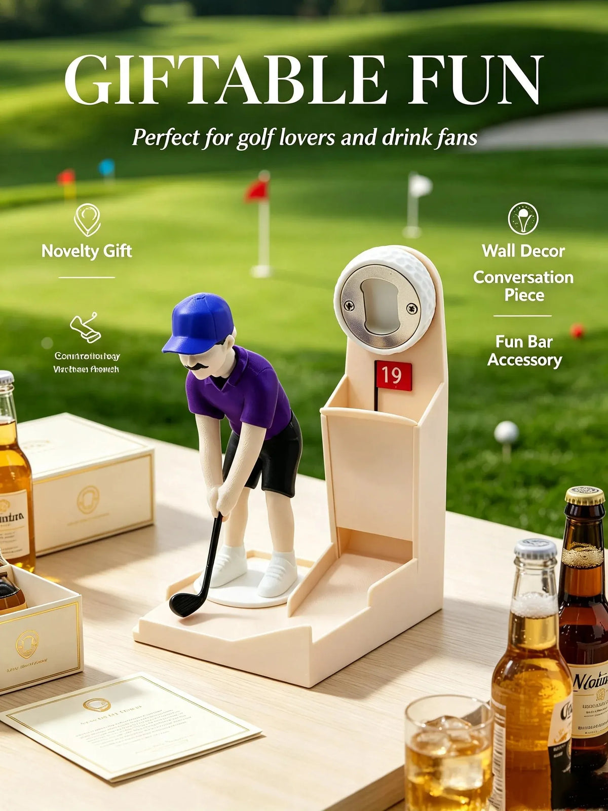 🔥 HOT SALE 🔥Novelty Golf Bottle Opener