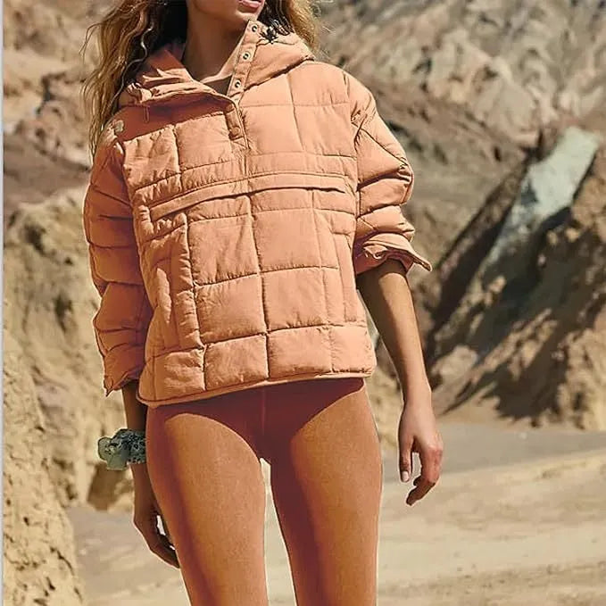 PACKABLE PULLOVER PUFFER JACKET