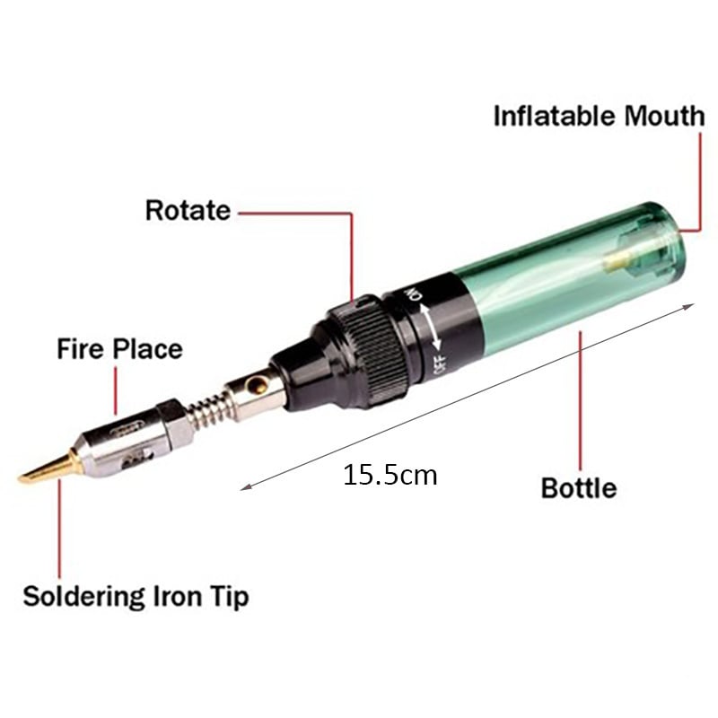MT-100 Wireless Muti-function Portable Butane Gas Soldering Torch Welding Tools
