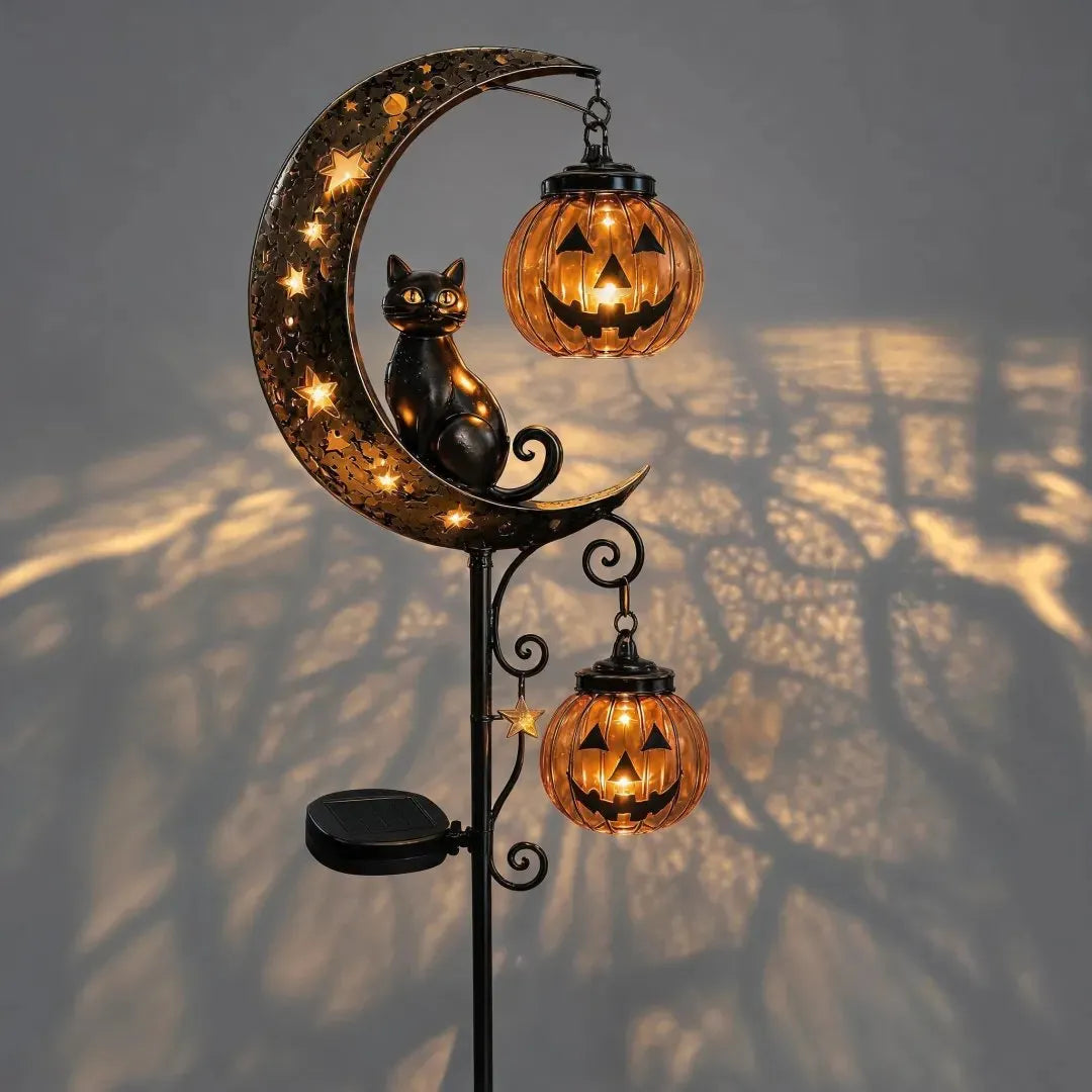 🎉🎃Halloween Early Bird Special Sale 49% OFF-Pumpkin Moon Garden Stake Light