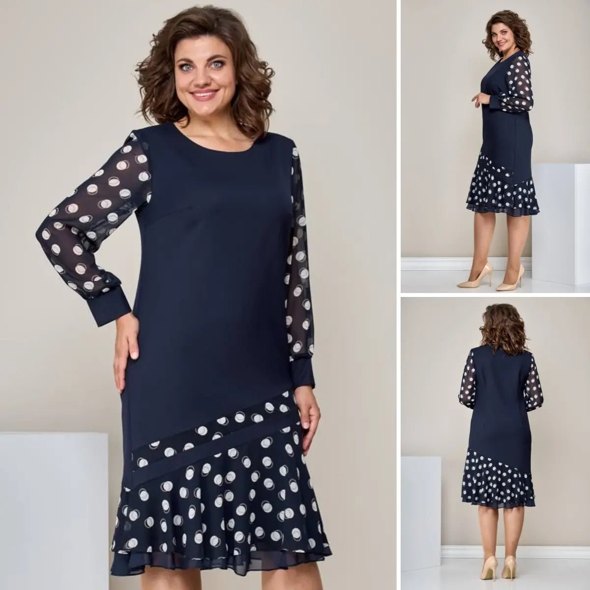 💖 Comfortable and elegant chiffon dress