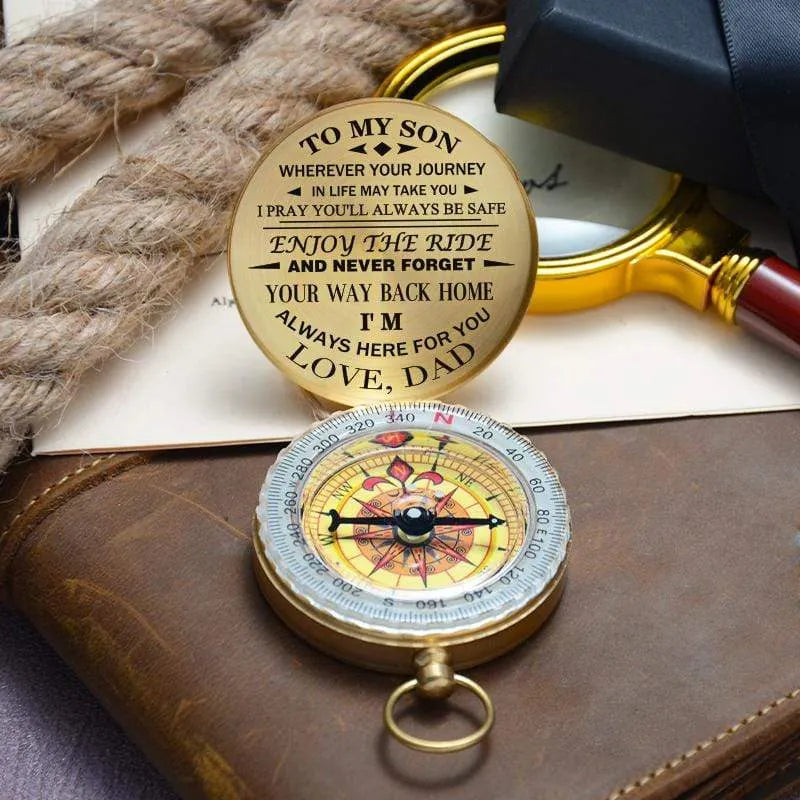 Dad To Son-Enjoy The Ride - Compass