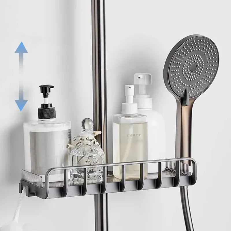🔥HOT SALE🔥Adjustable Metal Shower Caddy: Easy Installation & Cleaning