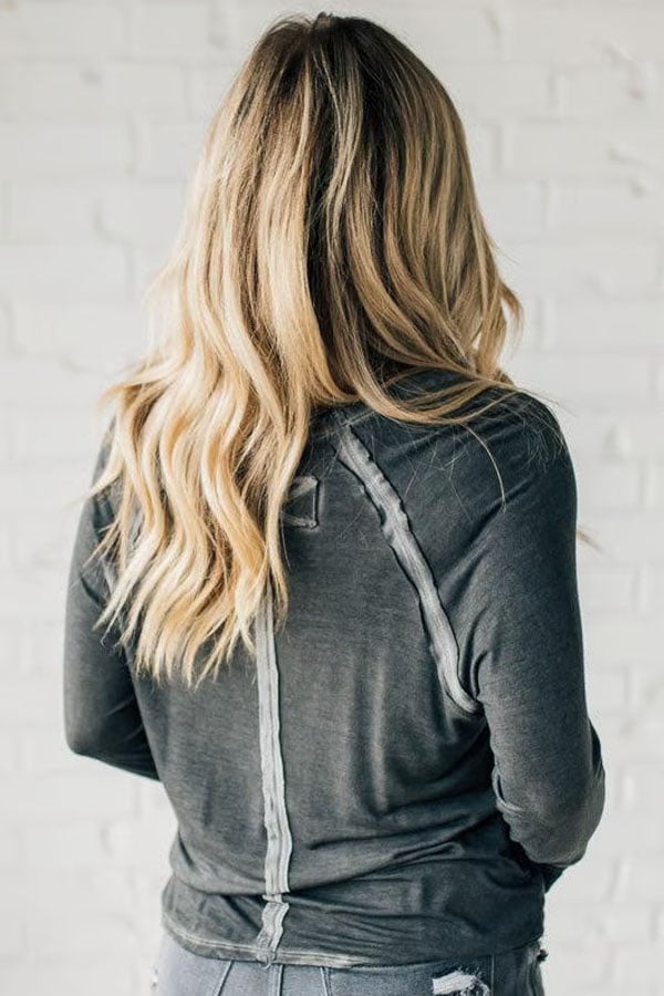 Mineral Wash Thumbhole Tee (Buy 2 Free Shipping)