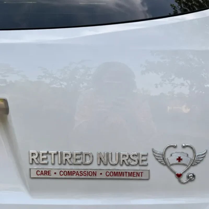 🎉Retired Nurse Metal Car Emblem❤️