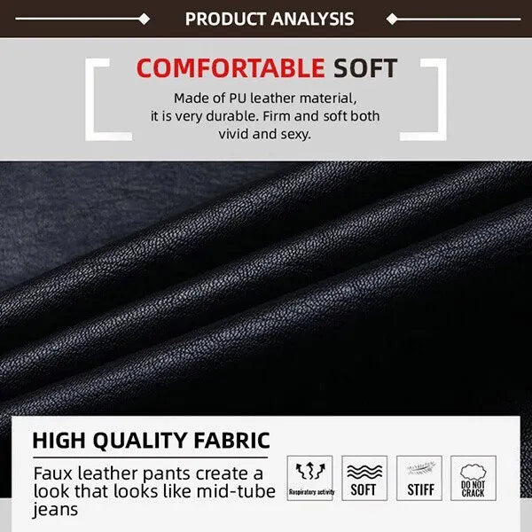🎁Early Christmas Sale -🎁 S-shaped PU Leather Leggings