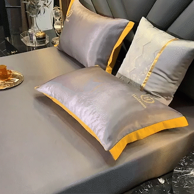 🎁Summer Promotion-Free Pillowcase & 49% OFF🎁-Ice Silk Bed Sheet