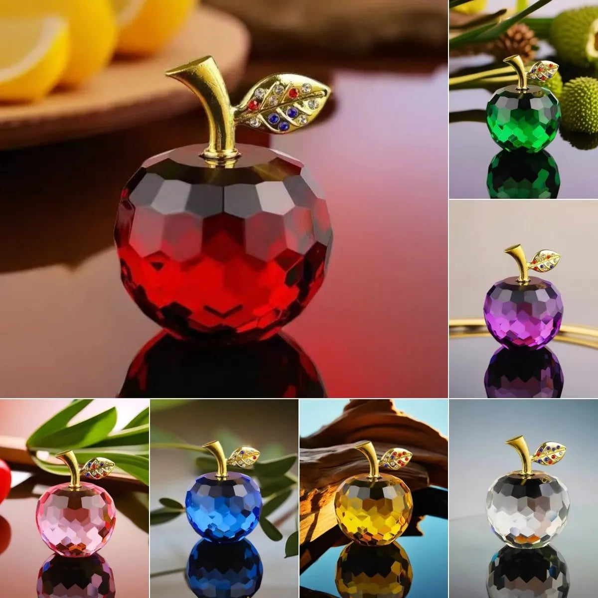 🔥Last 4 hours Sale: Save 50% - Crystal Apple Ornament