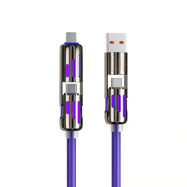 🔥 4-in-1 USB Charging Cable fast charging👍Buy 2 Free Shipping