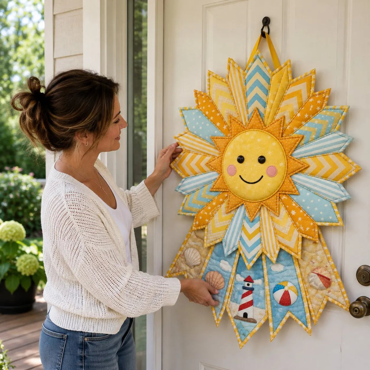 🎉 Beginner-Friendly 12-Month Themed 3D Quilted Door Hanger Sewing Kit Collection | Complete Kit with Coordinated Fabrics, Sewing Materials & Step-by-Step Guide Included 💕