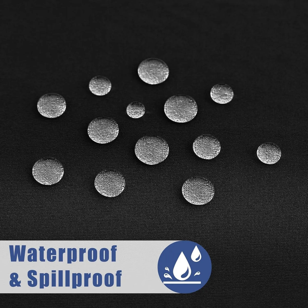 🔥 HOT SALE 🔥Stretch Fabric Table Top Cap Cover – Elastic Edge, Waterproof & Reusable