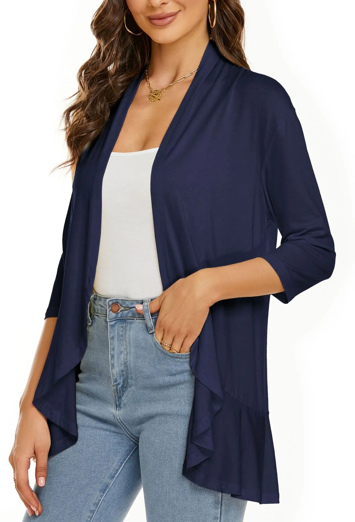 NEW🔥 Women's Casual Lightweight Open Front Cardigans