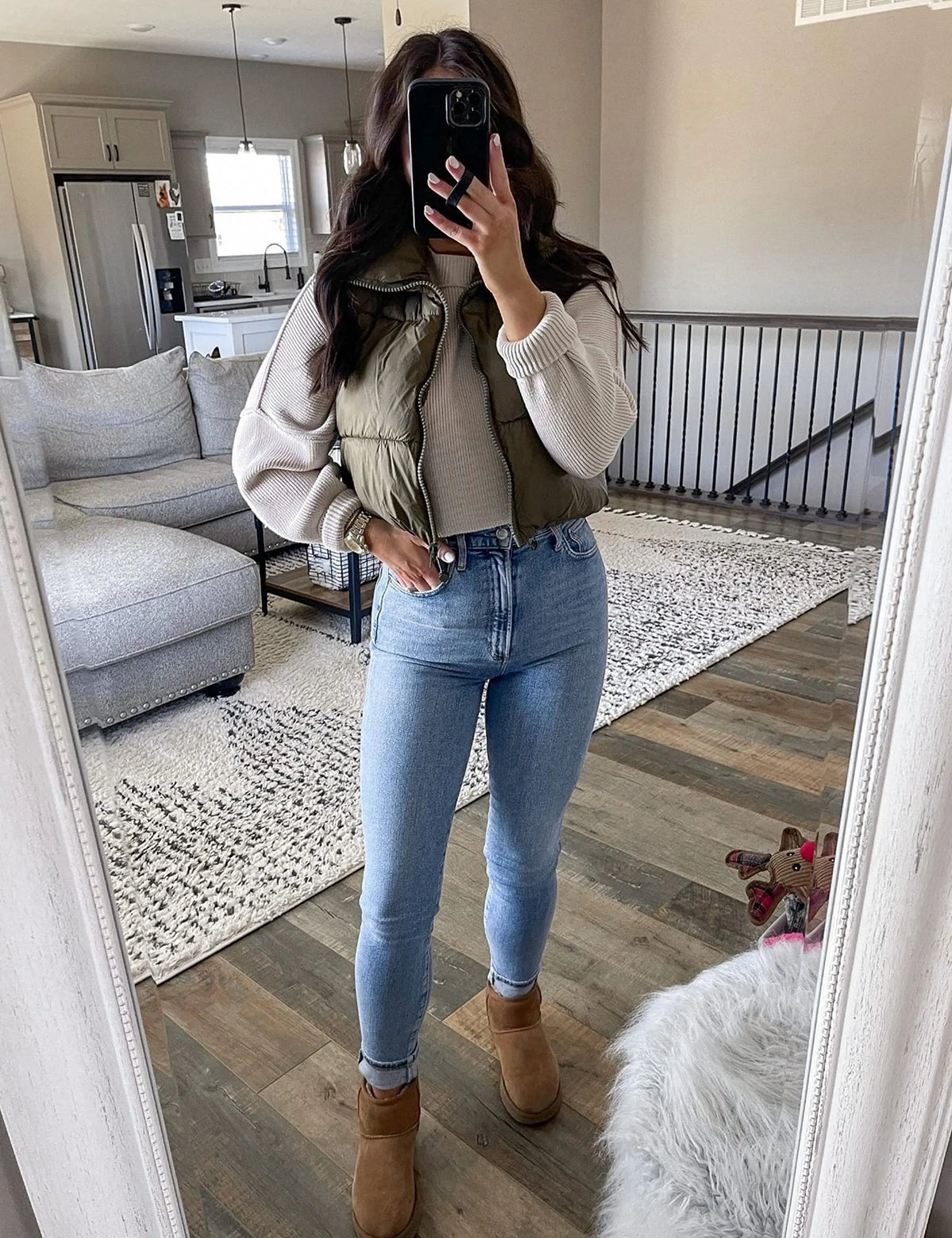 Women's Winter Warm Outerwear Puffer Vest Padded Gilet
