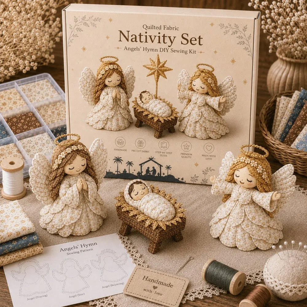 🔥HOT SALE🔥DIY Patchwork Nativity Scene Sewing Kit