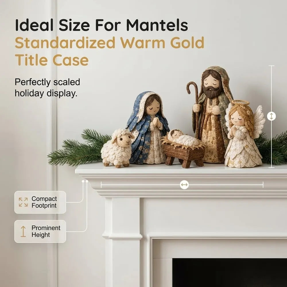 🔥HOT SALE🔥DIY Patchwork Nativity Scene Sewing Kit