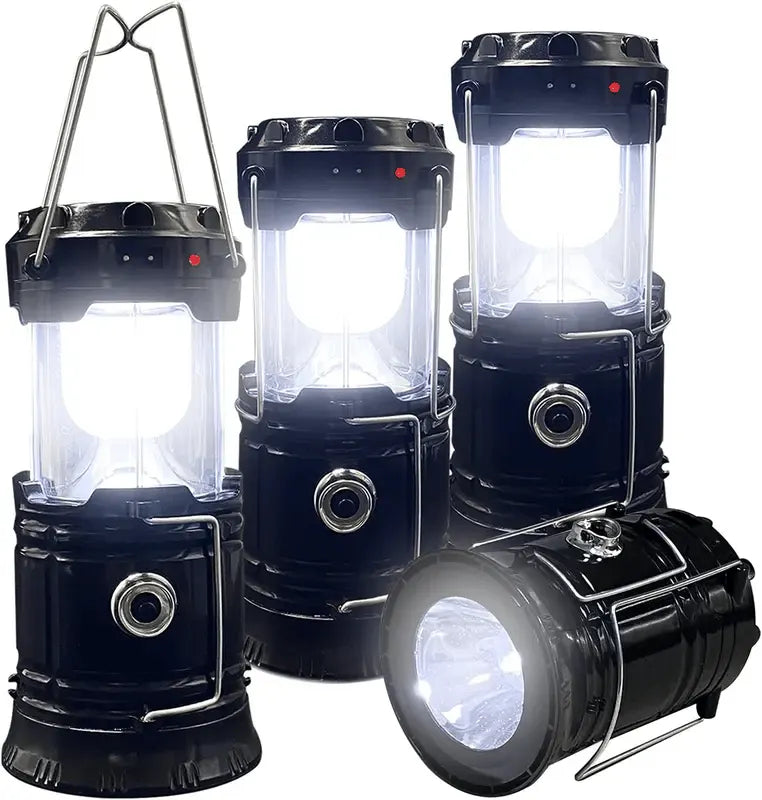 🎉Collapsible LED Camping Lanterns Lightweight Solar